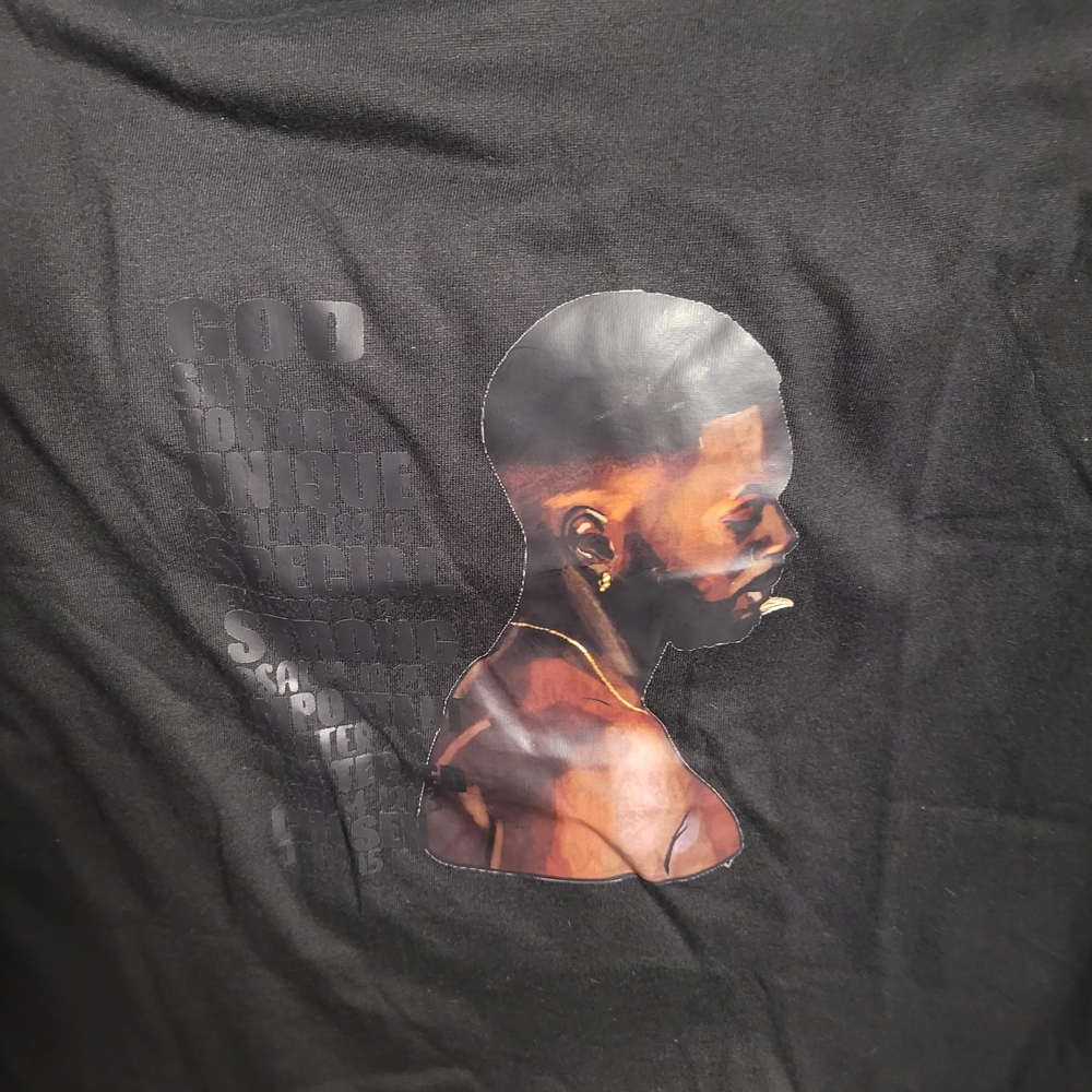Black Graphic Men's Shirt